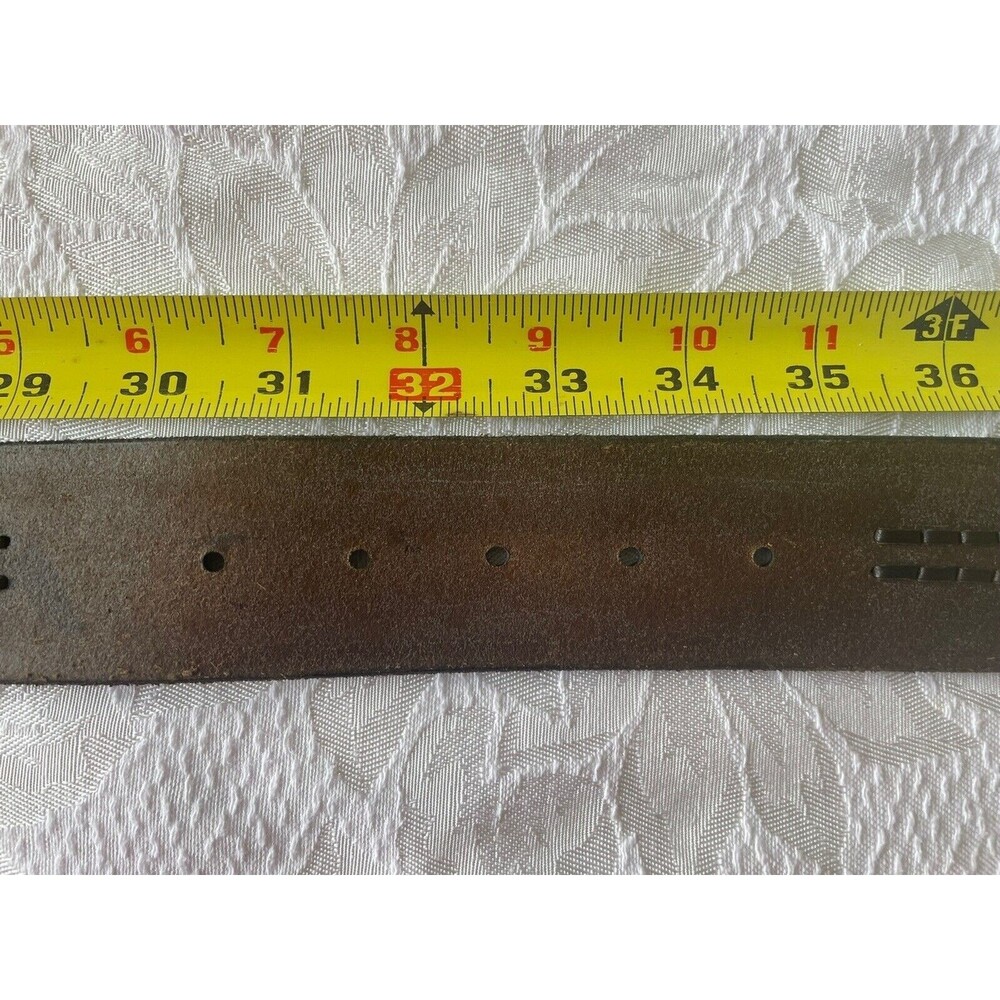 Lauren Ralph Lauren Brown Leather Belt Size M - Picture 11 of 11